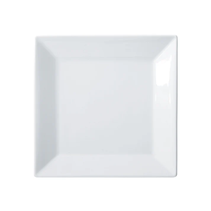 Royalsquare Square Plate, White Porcelain, 12 Pieces/Case / 11-1/4"