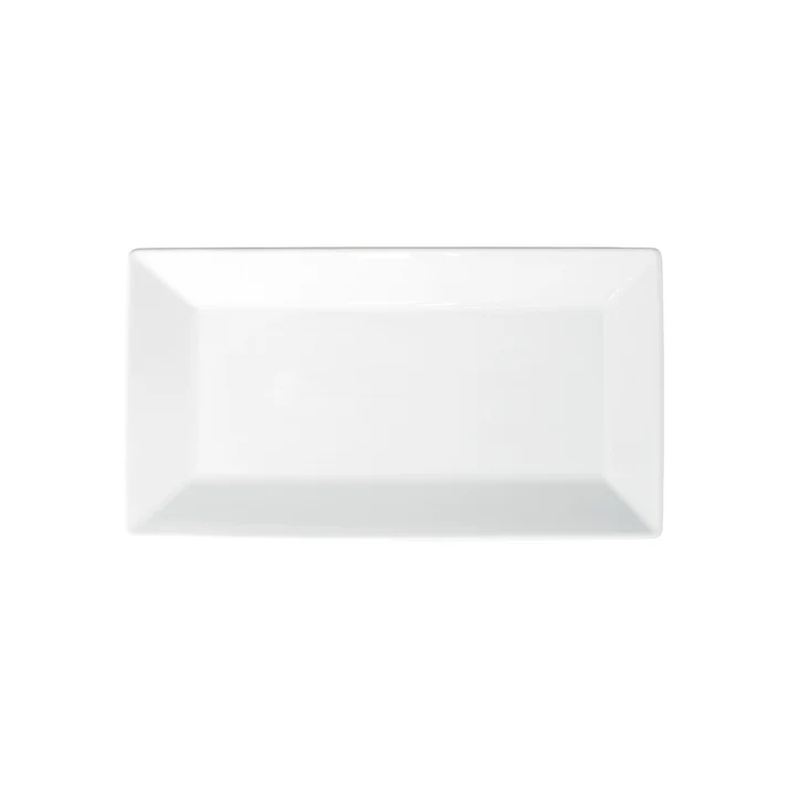Royalsquare Rectangular Platter,  White Porcelain, 24 Pieces/Case / 13"