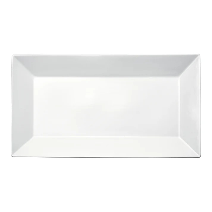 Royalsquare Rectangular Platter,  White Porcelain, 24 Pieces/Case / 16-1/4"