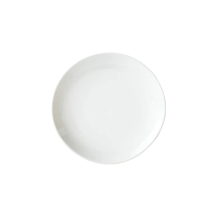  Brechia Coupe Plate, White Porcelain, 6 Pieces/Case / 9"