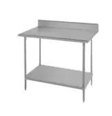 Work Table 18GA.430S/S Top Shelf with  4" Back Splash                                                                              18GA. / 30" x 60"