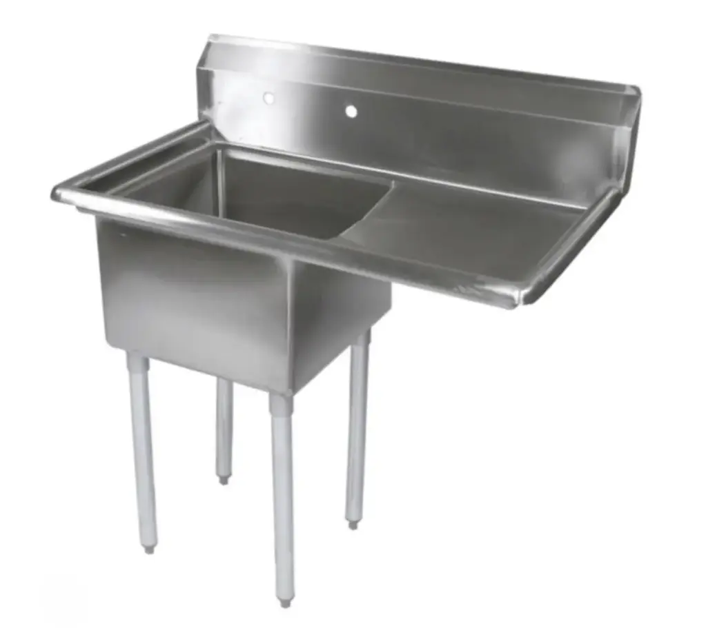 L&J LJ1416-1R 31" 1 Compartment Sink / Right Drainboard