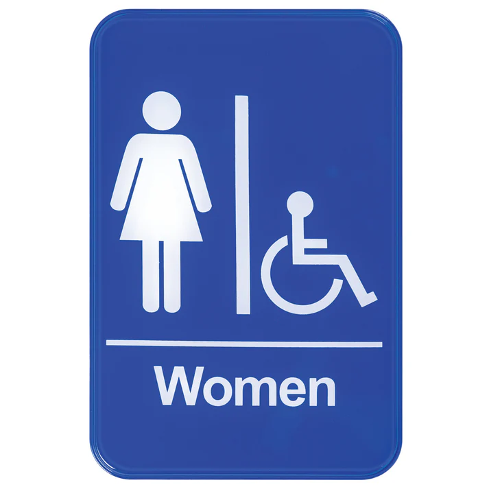 Information Signs 6"x 9" / Women