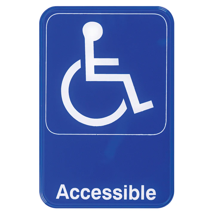 Information Signs 6"x 9" / accessible