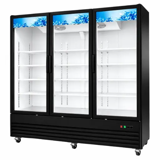 [GDM-79F-HC] Merchandising Glass Door Freezer