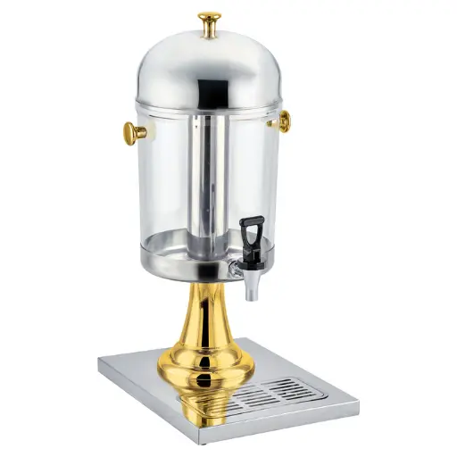 [901] Pedestal Juice Dispenser with Ice Core - 2.2 Gallons