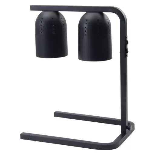 - 3-Position Electric Heat Lamp, Black
