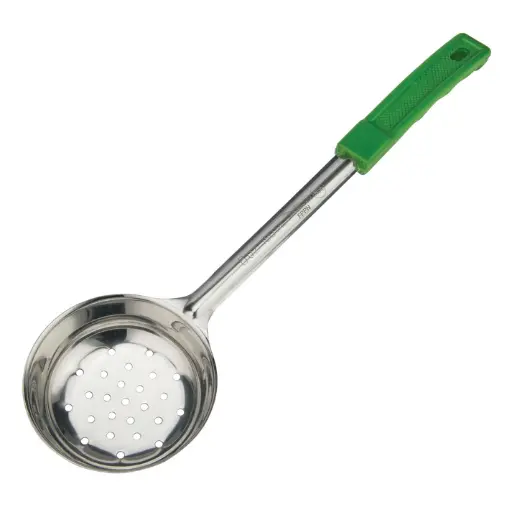 [FPPN-6] Winco Prime One-Piece Stainless Steel Portioners - Perforated, 6 oz