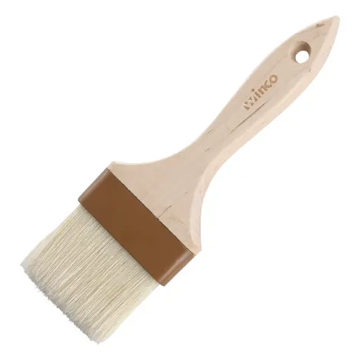 [WFB-30] Pastry/Basting Brush with Plastic Ferrule - 3" Flat