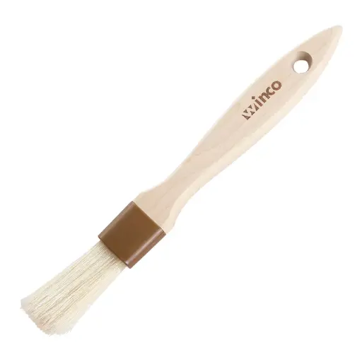 [WFB-10] Pastry/Basting Brush with Plastic Ferrule - 1" Flat