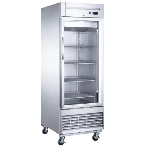[D28F-GS1] Bottom Mount Glass Single Door 