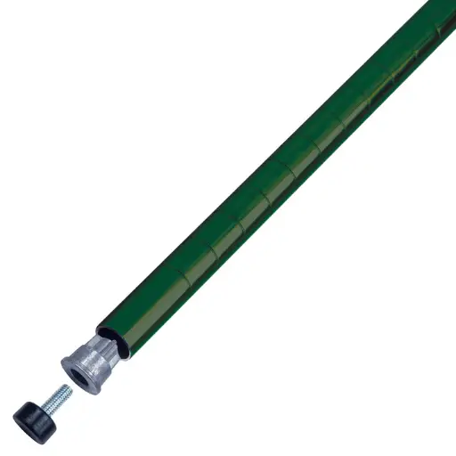 [VEX-8P] Wire Shelf Post, Epoxy-Coated - 8"
