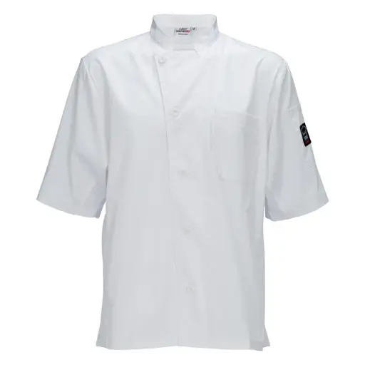[UNF-9WM] Ventilated Chef Shirt, Tapered Fit