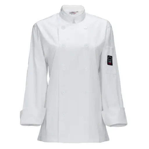 [UNF-7WL] Women's Tapered Fit Chef Jacket