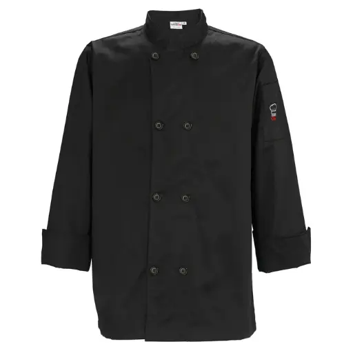 [UNF-6KL] Men's Tapered Fit Chef Jacket LARGE