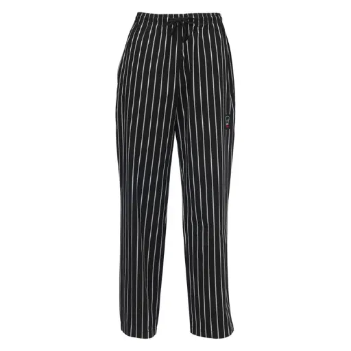 [UNF-3CXL] Chef Pants, Woven Chalkstripe - X-Large