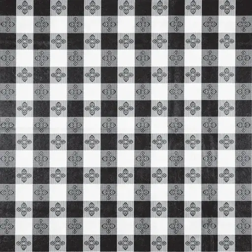 [TBCO-90K]  Table Cloth, Rectangle - Black, 52" x 90"