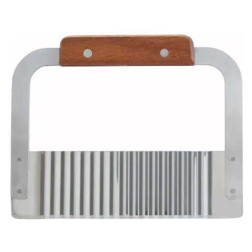 [SRT-7] 7" Stainless Steel Serrator with Wooden Handle