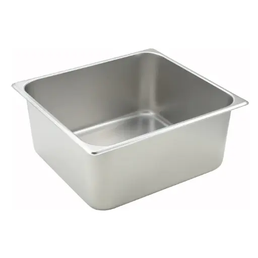 [SPTT6]  Straight-Sided Steam Pan, 25 Gauge Stainless Steel