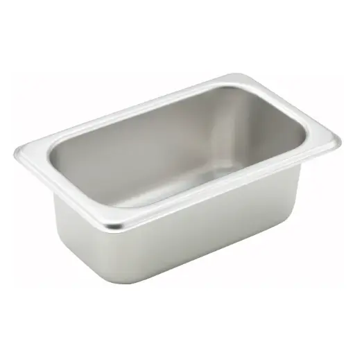 [SPN2] Straight-Sided Steam Pan, 25 Gauge Stainless Steel