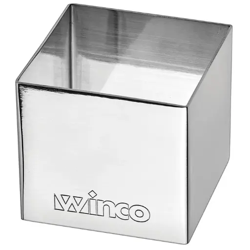 [SPM-22S] Stainless Steel Pastry Mold - Square, 2"