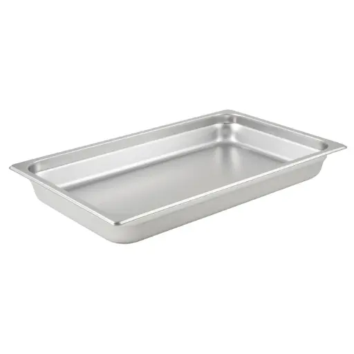 [SPJP-102] Anti-Jam Steam Pan, 23 Gauge Stainless Steel - Full, 2-1/2"