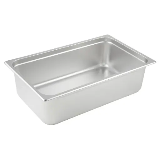 [SPJM-106] Anti-Jam Steam Pan, 24 Gauge Stainless Steel - Full, 6"