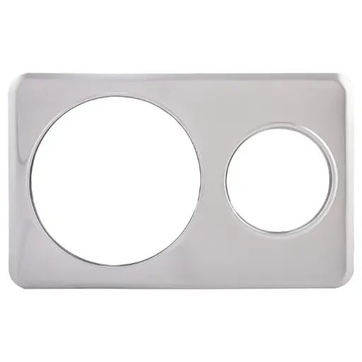  Adaptor Plate, 6-3/8" &amp; 10-3/8" Holes, Stainless Steel
