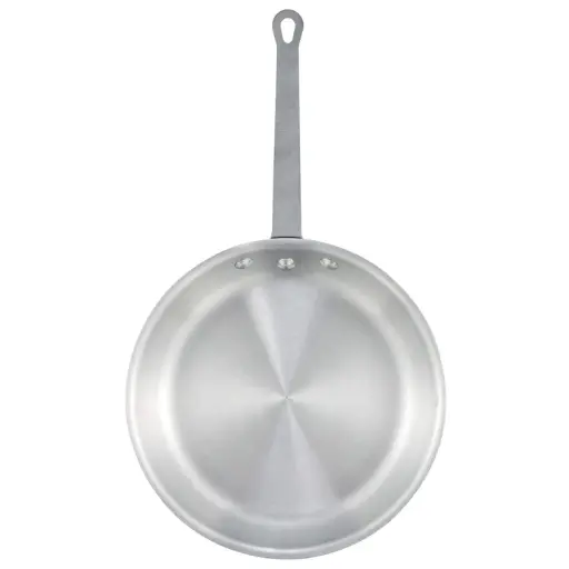 [AFP-8A] Aluminum Fry Pan, Gladiator, Natural Finish - 8" Dia