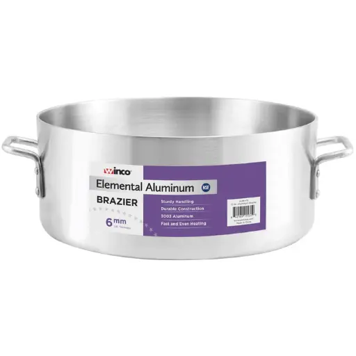 [ALBH-24] Elemental Aluminum Brazier, 6mm - 24 Quart