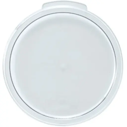[PTRC-68C] Cover for Round Storage Container, Translucent, Polypropylene - 6 | 8 Quart