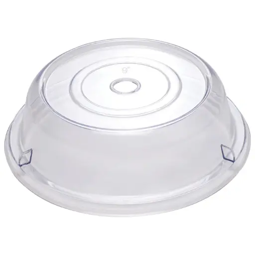 [PPCR-9] Clear Polycarbonate Plate Cover - 9" Dia