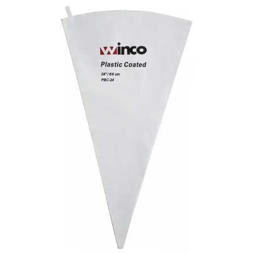 [PBC-24] Pastry Bag, Cotton with Plastic Coating - 24"