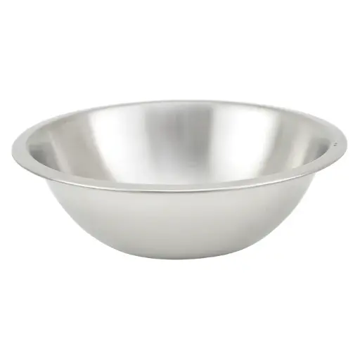 [MXHV-300] Mixing Bowl, Shallow, Heavy-Duty Stainless Steel, 0.65mm - 3 Quart