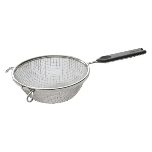 [MSTP-6DF] 6-1/4" Double Fine Mesh Strainer with Plastic Handle