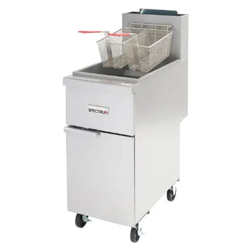 [NGGF-40-LP] Spectrum Gas Deep Fryer, 40lb, 3-Tube, Liquid Propane