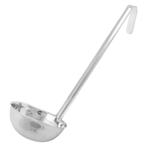 [LDIN-12] Winco Prime One-Piece Ladle, Stainless Steel - 12 oz