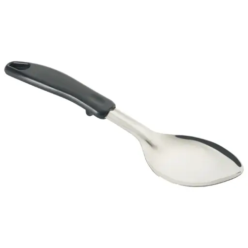 [BHOP-11] Basting Spoon with Stop-Hook Polypropylene Handle - Solid, 11"