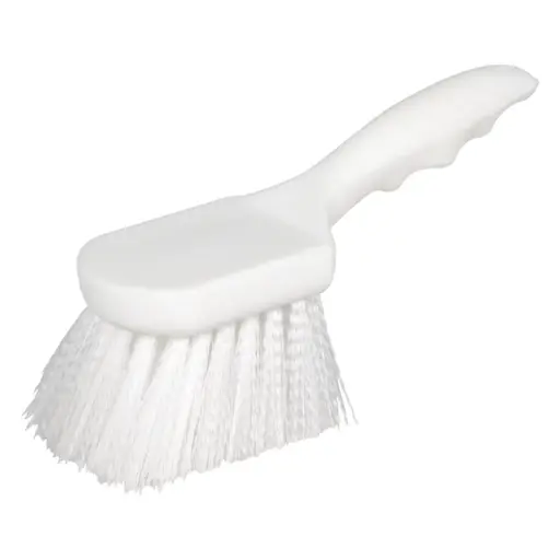 [BRN-8P] Pot Brush with Nylon Bristles and Plastic Handle - 8"