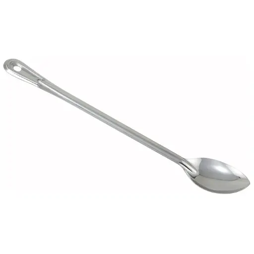 [BSON-18] Winco Prime One-piece Stainless Steel Basting Spoon, NSF - Solid, 18"