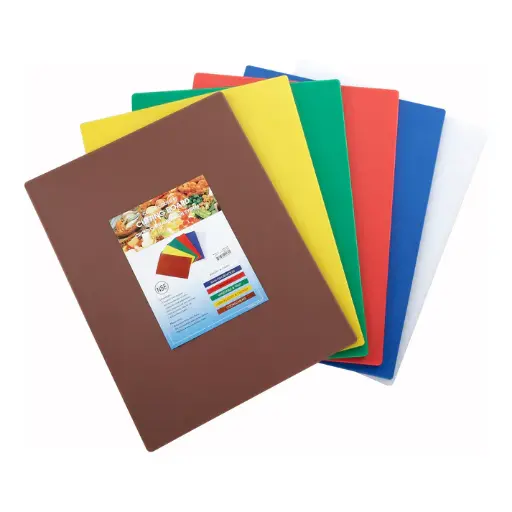 [CBST-1520] Cutting Boards, Set of 6 Colors - 15 x 20 x 1/2