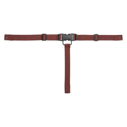 High Chair Straps, Includes: 2 Pc Seat Belts & 1 Pc Center Strap, Garnet