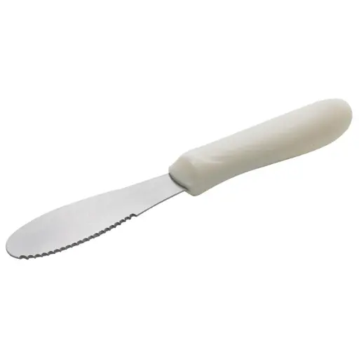[TWP-31W] Sandwich Spreader, White PP Hdl, 3-5/8" x 1-1/4" Blade
