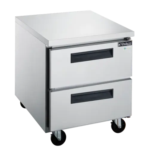 2-Drawer Undercounter Commercial Refrigerator in Stainless Steel