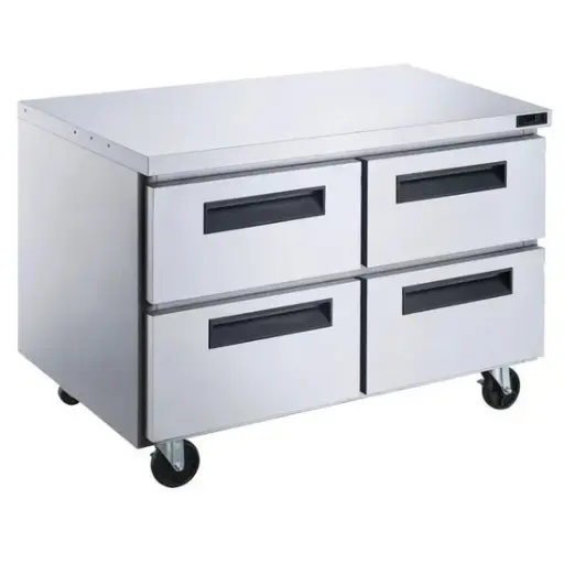 [DUC60R-D4] 4-Drawer Undercounter Commercial Refrigerator in Stainless Steel