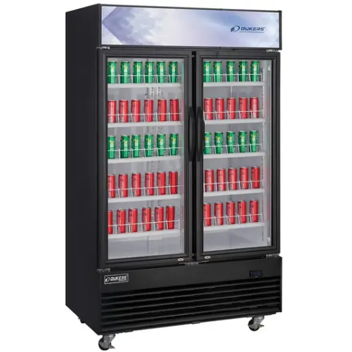 [DSM-41R] Commercial Glass Swing 2-Door Merchandiser Refrigerator