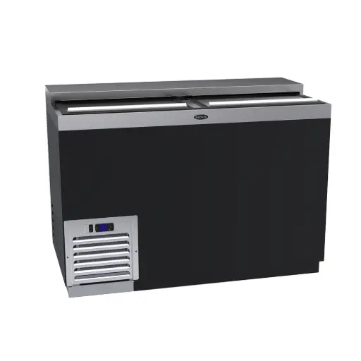 [MC48B] Krowne 48" Black Mug Froster w/ Sliding Top