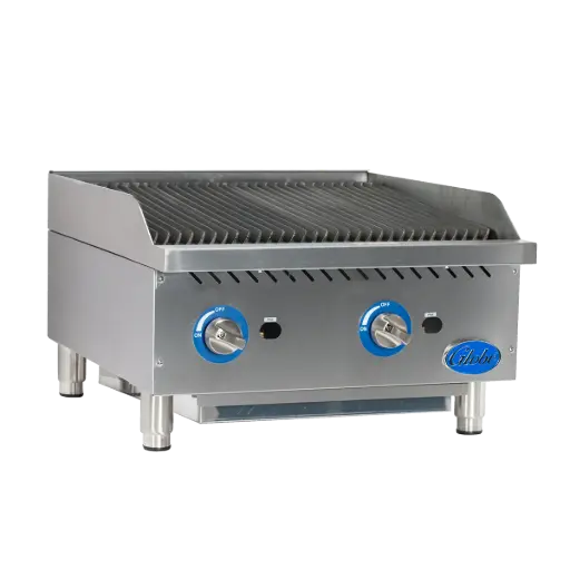 [GCB24G-SR] Globe  24" Gas Charbroiler with Stainless Steel Radiants