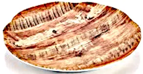 [312] WOOD MATT STONE SERVICE PLATE 28CM