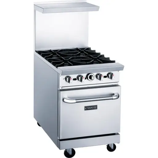 [DCR24-4B] 24" Gas Range with Four (4) Open Burners